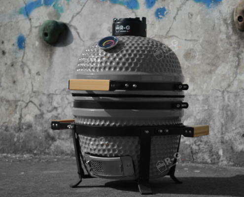 13" Mini Kamado Grill mit Doppelgriffen Hersteller Lieferant