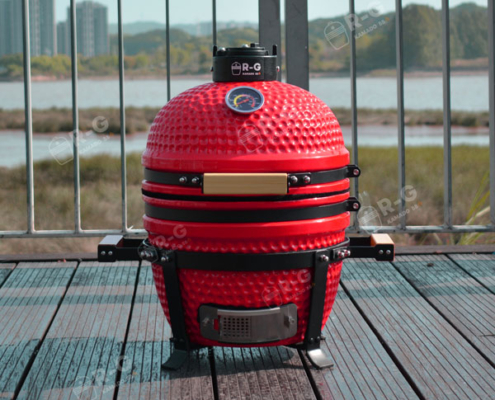 Parrilla Kamado Mini de 13" con asas dobles Fabricante y Proveedor