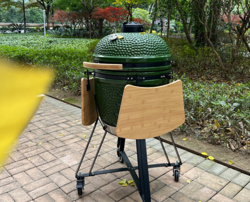 Large-size-22-inch-ceramic-Kamado-BBQ-Grill-factory-supplier,-egg-kamado-grill-manufacturer-supply