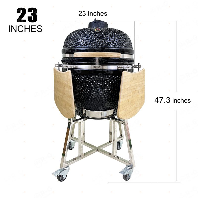 Xlarge-best-garden backyard kamado-ceramic-grill-bbq-charcoal-smoker-factory-suppliers