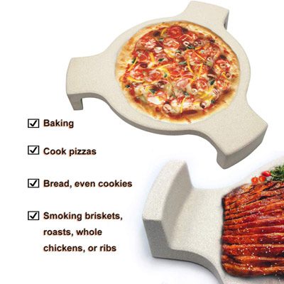 Ceramic heat deflector plate for slow cooking suppliers
