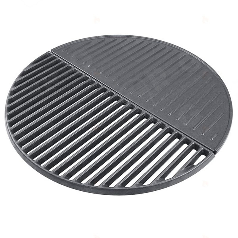 kamado accessories half moon cast iron cooking gridle suppliers