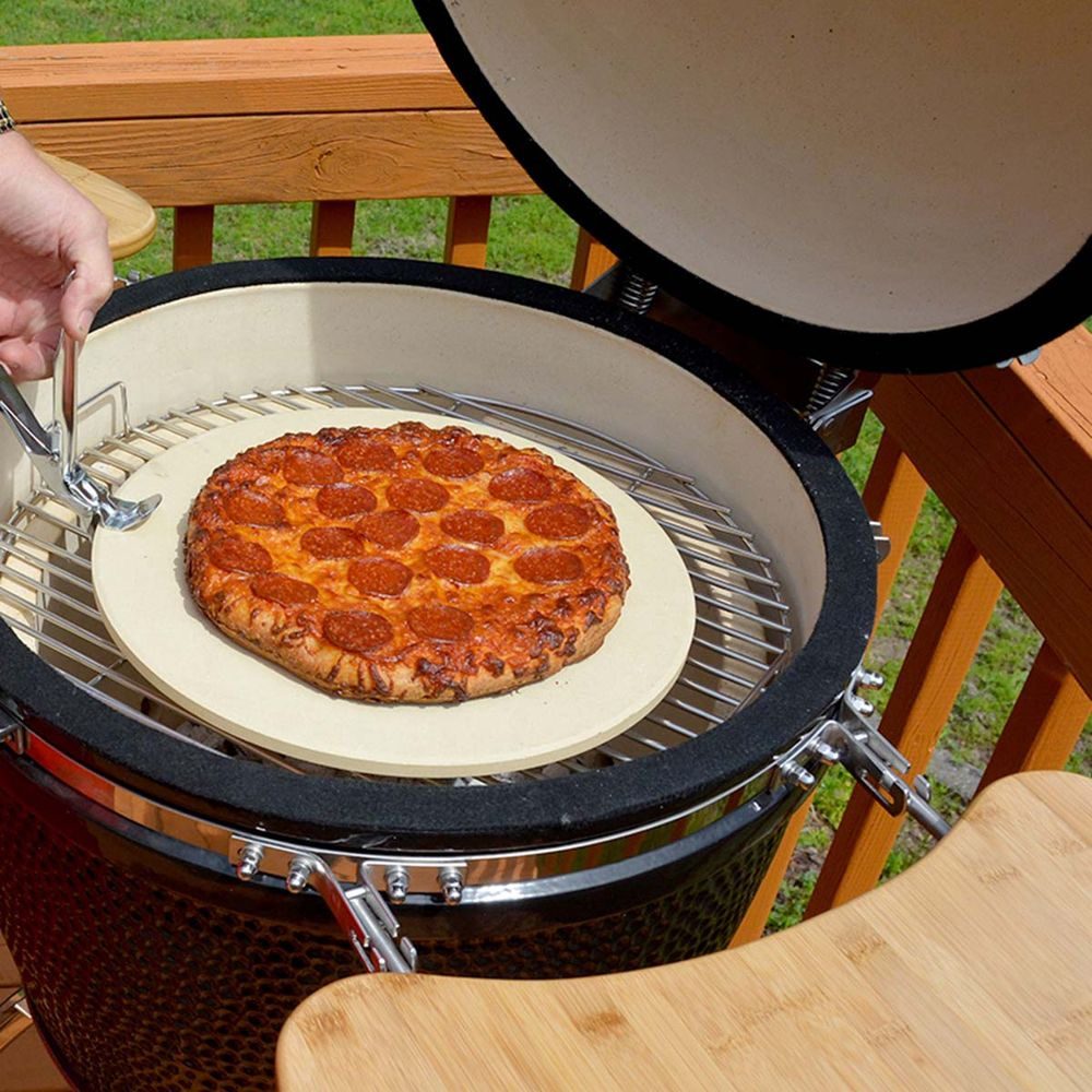 ceramic-kamado-grill-manufactory-supplier-kamado-accessories-pizza-stone plate factory