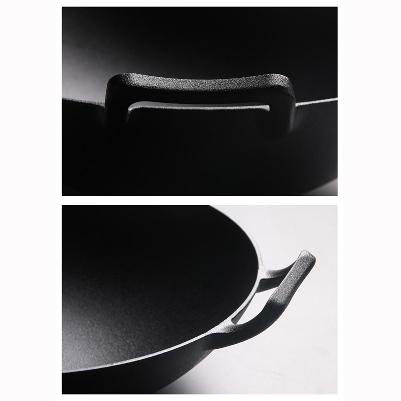 outdoor Cast Iron Skillet Cast Iron Pot​ for kamado grill cookings