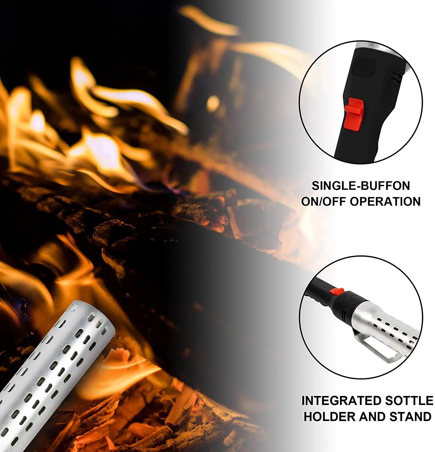 ceramic kamado bbq grill accessories charcoal lighter looftlighter suppliers-1