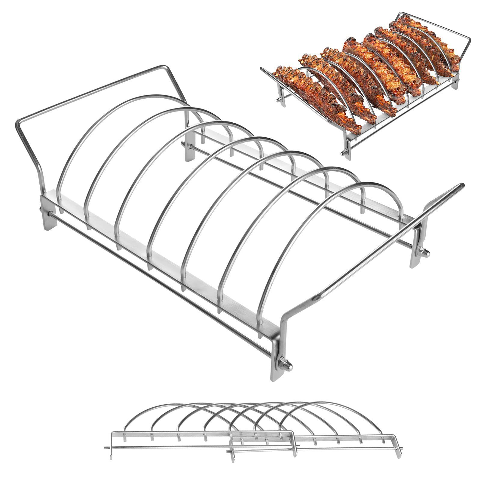 Ceramic-Kamado-bbq-grill-accessories-Rib-Rack cooking