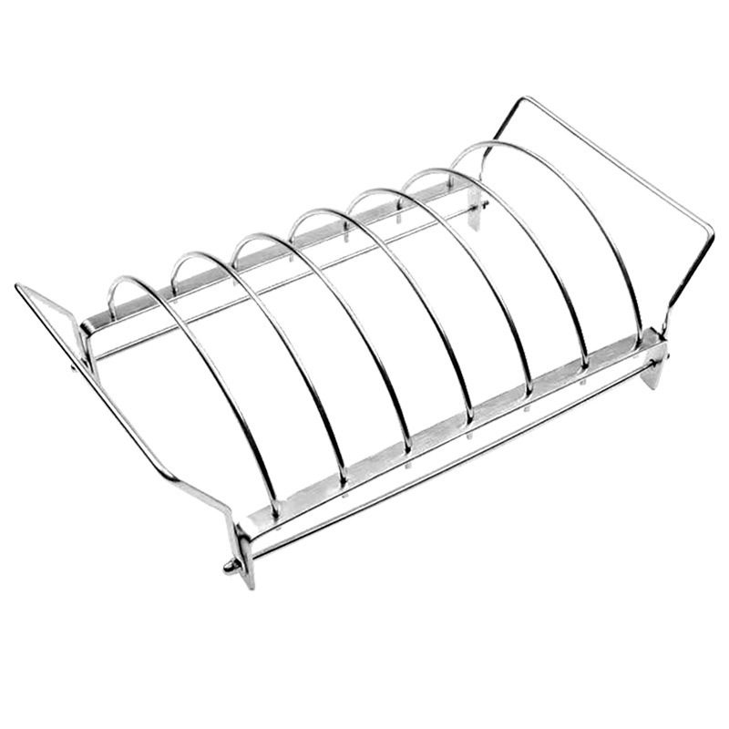 Ceramic-Kamado-bbq-grill-accessories-chicken Rib-Rack cooking
