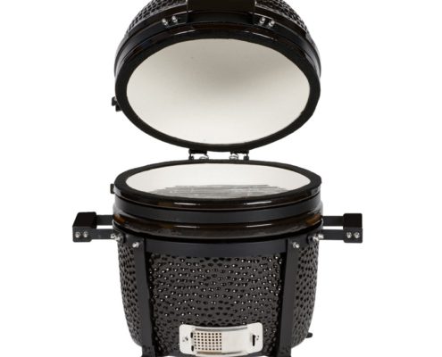 Table-top-15inch-all-black-Mini-Max-Ceramic-Kamado-BBQ-Grill-factory
