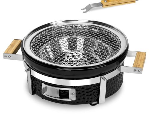 Charcoal-BBQ-Grill-Hibachi-Grill-with-Grid-Lifter Portable-Grill-with-Stainless-Steel-Griill-Grate-BBQ-Grill-for-Outdoor-Camping-Picnic-Patio-Backyard-Cookware Charcoal-BBQ-Grill-Hibachi-Grill-with-Grid-Lifter Portable-Grill-with-Stainless-Steel-Griill-Grate-BBQ-Grill-for-Outdoor-Camping-Picnic-Patio-Backyard-Cookware