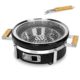 Charcoal-BBQ-Grill-Hibachi-Grill-with-Grid-Lifter Portable-Grill-with-Stainless-Steel-Griill-Grate-BBQ-Grill-for-Outdoor-Camping-Picnic-Patio-Backyard-Cookware