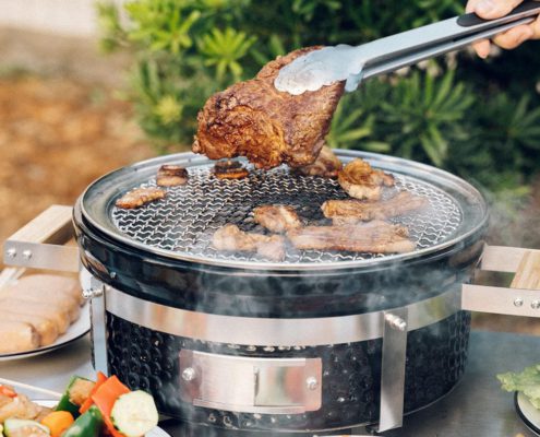 Charcoal-BBQ-Grill-Hibachi-Grill-with-Grid-Lifter-round-Portable-Grill-with-Stainless-Steel-Griill-Grate-BBQ-Grill-for-Outdoor-Camping-Picnic-Patio-Backyard-Cooking wares Charcoal-BBQ-Grill-Hibachi-Grill-with-Grid-Lifter-round-Portable-Grill-with-Stainless-Steel-Griill-Grate-BBQ-Grill-for-Outdoor-Camping-Picnic-Patio-Backyard-Cooking wares