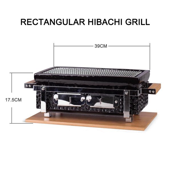yakiniku-rechthoekige-shichirin-konro-yakitori-grill-manufactory-supplier for customize