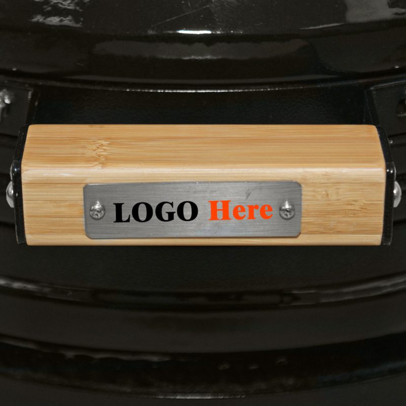 kamado-logo-palte-on-the-handle