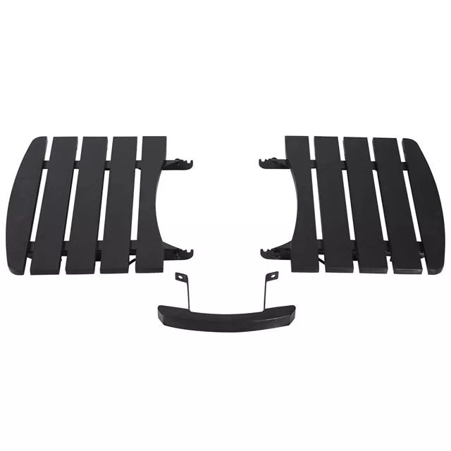 kamado side table plastic HDPE shelves