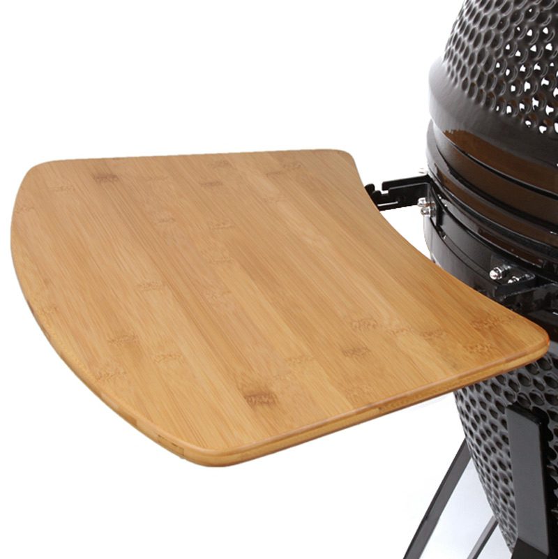 ceramic-kamado-bbq-grill-bamboo-side-tables