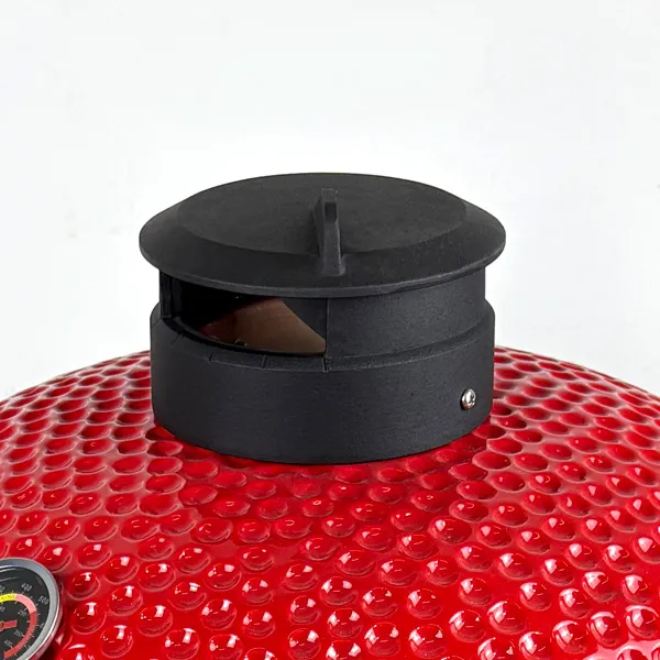 kamado-oven-charcoal-grill-bbq-cast-iron-top-vent
