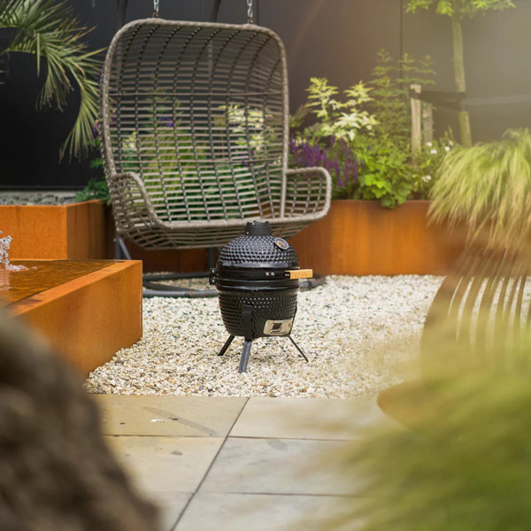 mini kamado egg grill 13 inch small family party