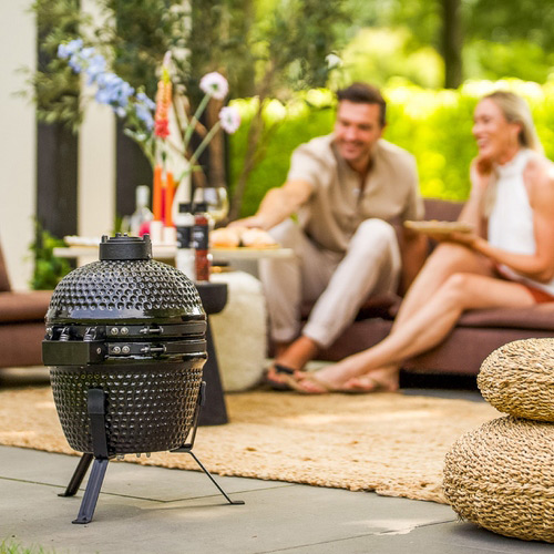 mini kamado egg grill 13 inch
