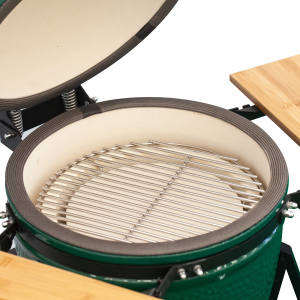 Ceramic Kamado Grill With Stainless Steel Cooking Grate supply Ceramic Kamado Grill With Stainless Steel Cooking Grate