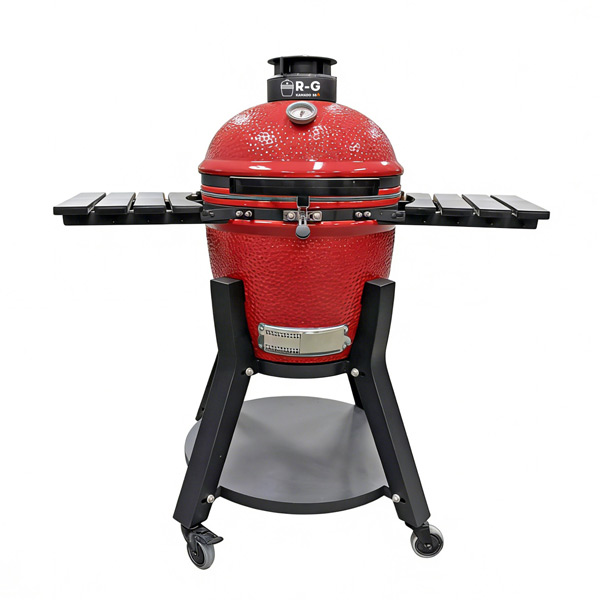 Upgraded 18 Inch Kamado Egg Ceramic Barbecue Grill Smoker Joe