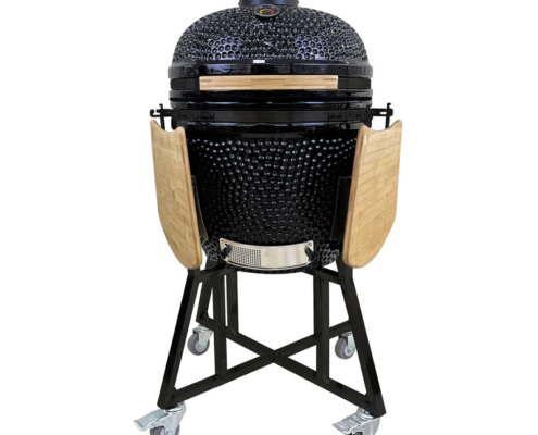 21" Black Kamado Egg Ceramic BBQ Grill Smoker 21 Inch Black Kamado Egg Barbecue Grill Ceramic Smoker