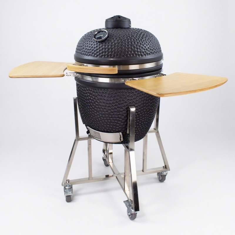 21 Inch Matte Glaze Ceramic Kamado BBQ Grill 21 inch matte glaze ceramic kamado bbq grill for outdoor cooking