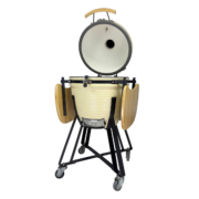 rice color kamado bbq for 7 persons
