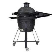 21 inch kamado bbq with black legs