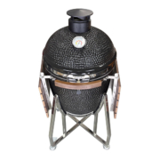kamado barbecue grill ceramic egg balck