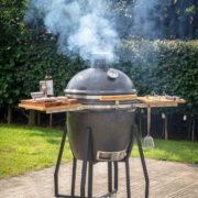 Outdoor Ceramic Kamado Grill with Multi Cooking Functions suppliers Outdoor Ceramic Kamado Grill with Multi Cooking Functions