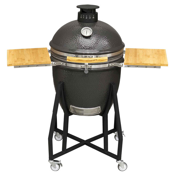 European Style gray Kamado Grill Manufacturer with CE Certification
