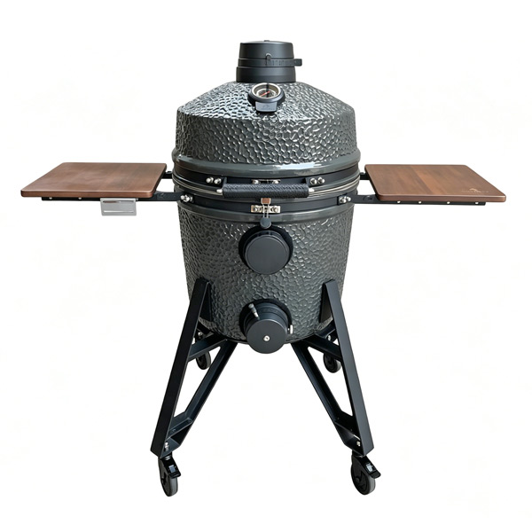 24" Family Size Kamado Egg Grill For Garden Cooking
