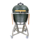 Grill BBQ Kamado couleur verte peau d'orange avec Kamado en acier inoxydable