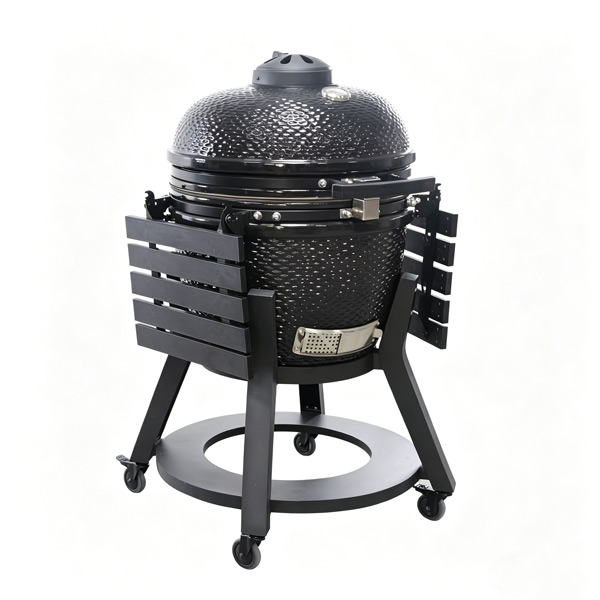 24" barbecue grill black color with cart high quality 24" barbecue grill black color with cart high quality