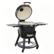 the 24 inch kamado bbq grill with plastic handle side table and air hinge the 24 inch kamado bbq grill with plastic handle side table and air hinge