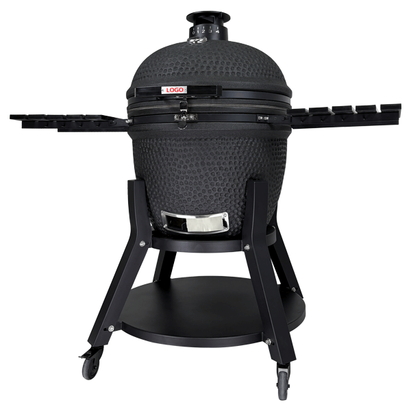 Matte Color RG Kamado BBQ 25" Ceramic Grill For Backyard