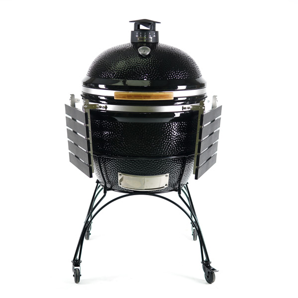 kamado egg grill 27 inch barbecue ceramic oven stainless steel