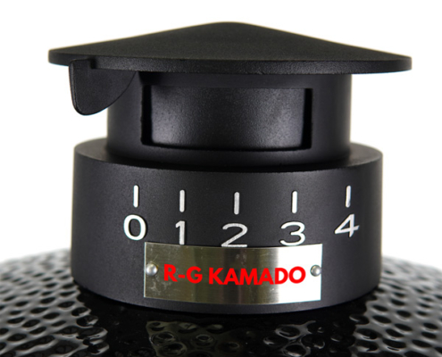 kamado grill cast aluminum top vent