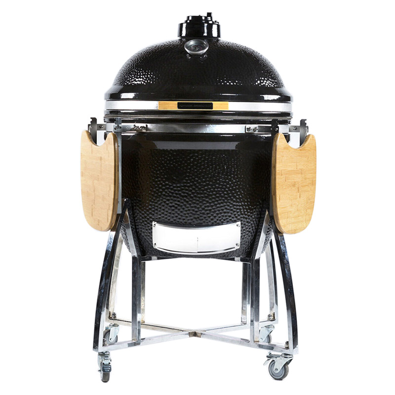 29 Inch Largest Black Kamado Grill Commercial Ceramic Smoker