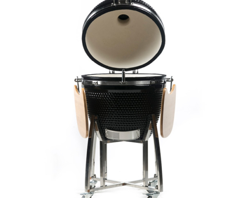 Classic 23.5" Black Kamado Grill Ceramic Smokers