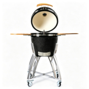 21inch-ceramic-Kamado-stainless-steel-cart-3 21inch-ceramic-Kamado-stainless-steel-cart-3