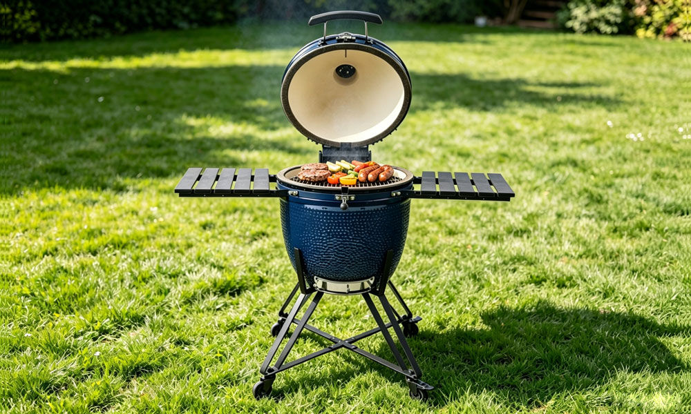 best selling black kamado bbq garden
