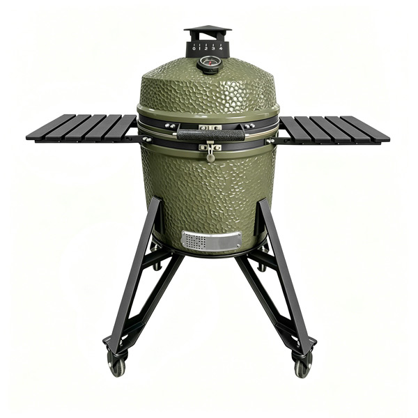 high end Premium army green Ceramic Construction for Backyard & Patio Grilling factory from china high end Premium army green Ceramic Construction for Backyard & Patio Grilling factory from china