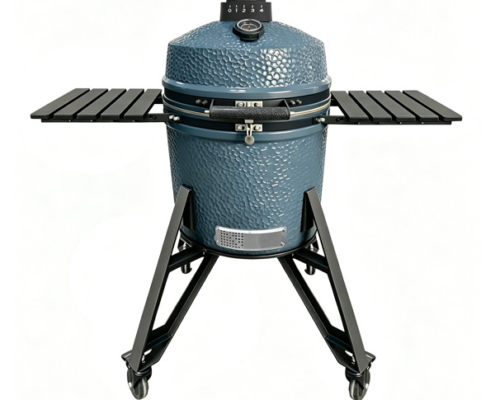Premium Ceramic Construction for Backyard & Patio Grilling blue gray factory