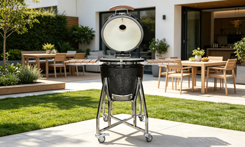 22inch stainkless steel kamado barbecue best selling hot item from supplier