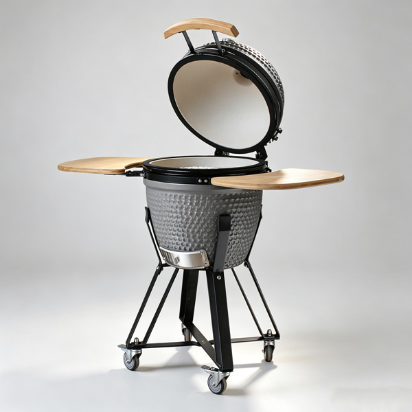18 inch ceramic grill kamado bbq gray grey 18 inch ceramic grill kamado bbq gray grey